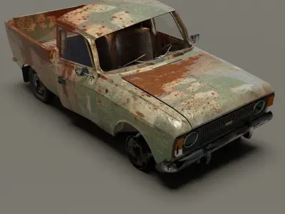 old car1 3D model