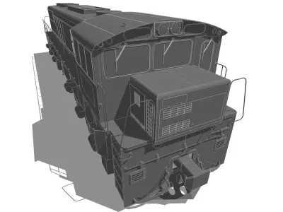 Locomotive QR National Class 2390 3D model