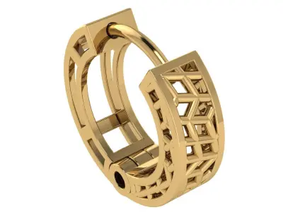 54 EARING NO STONE 3D print model