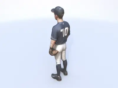 Softball 3D model