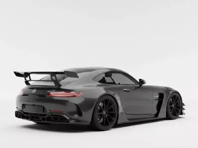 Mercedes-AMG GT Black Series Low-poly 3D model