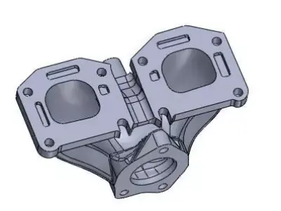 B PIPE MANIFOLD 3D model