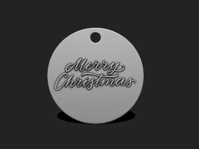 Christmas Ornament - Pendant -  Christmas Tree  - Decor - 01 3D print model