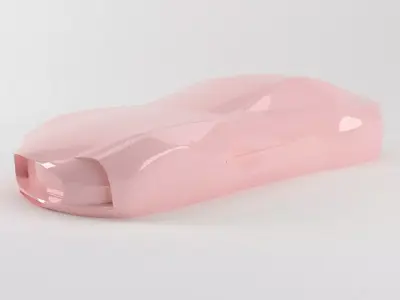 The silhouette of the car ASTON MARTIN ONE-77 3D print model