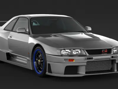 Nissan Skyline GT-R LM R33 3D model