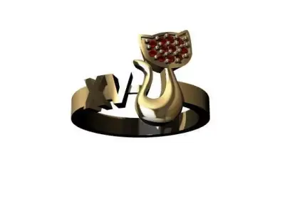 ANILLO XV DE GATO 3D print model