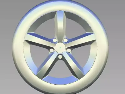 Audi Rim 3D print model