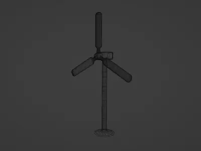 Low-Poly Windmill Low-poly 3D model