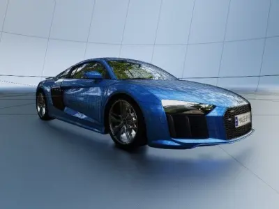 Audi r8 sport car 3d 3D model