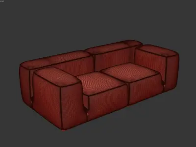 Polo Sofa Set 3D model