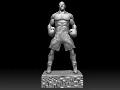 Mike Tyson Statue 3D print model