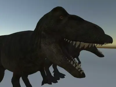 Dinosaur- Tyrannosaurus rex T-rex Trex Creature Low-poly 3D model