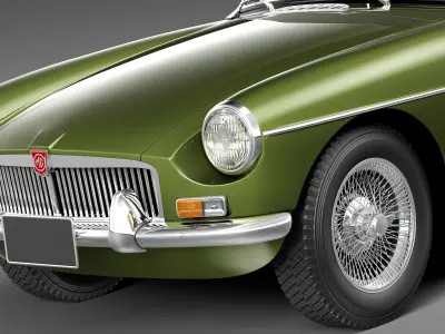 MG MGB 1962-1980 3D model
