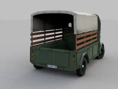 CITROEN HY PICKUP TRUCK 1948 3D model