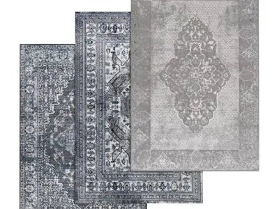 Rug Set 1474 3D model
