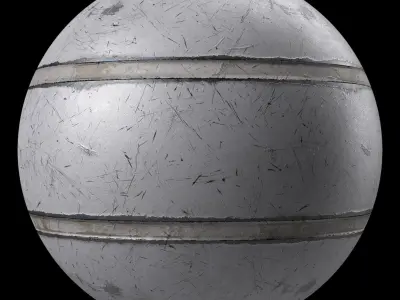 Metal Materials 58- Metal panels By Painting - Pbr 4k Seamless Texture
