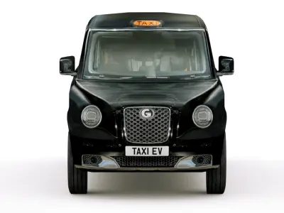 Taxi v3 lowpoly Low-poly 3D model