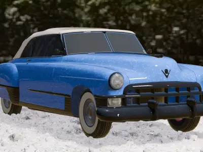 Super Car Cadillac 1949 3D model