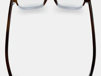Oliver Low Bridge Fit Eyeglasses in Eastern Bluebird Fade 3D model