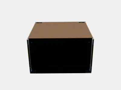 MALM Chest of 3 drawers 4 Low-poly 3D model