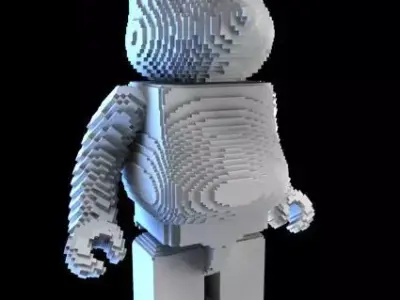 BearBrick Vox 3D model
