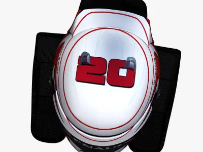 Magnussen Helmet 2016 Low-poly 3D model