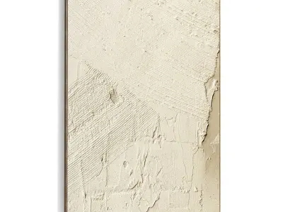 Plaster Two Photo Frame 397 Low-poly 3D model