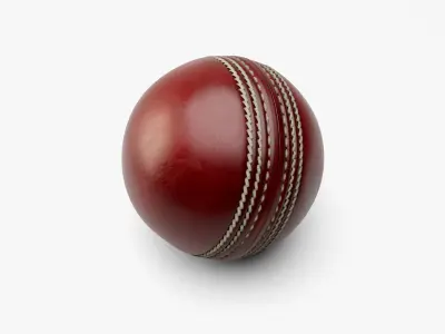 Cricket Ball Red 3D model
