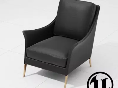 Flexform Boss Chair UE4 Low-poly 3D model