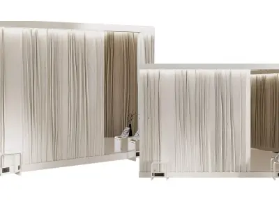 Serenity Headboard 3D model