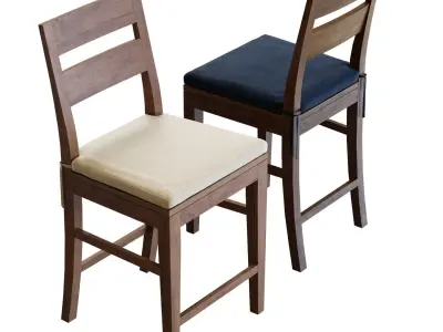 Crate and Barrel Basque Bar Stool 3D model