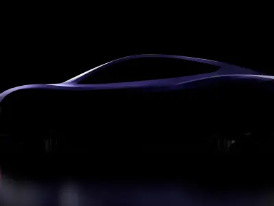 Tesla Roadster 2020 Low-poly 3D model