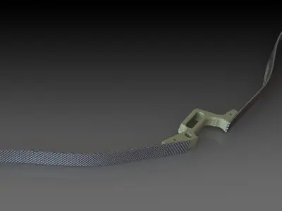 Composite Bow simple Free 3D model