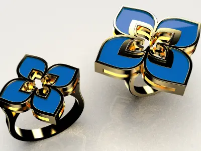 Ring Roberto Coin 3D print model