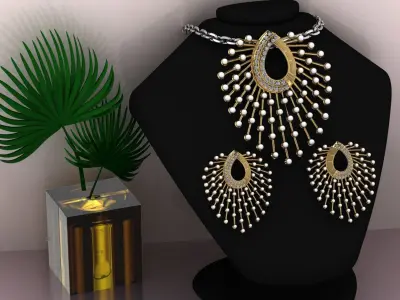 Necklace 3D print model