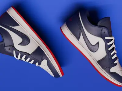 Air Jordan Low ObsidianEmbe Glow Shoes  Low-poly 3D model