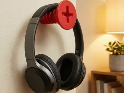 Screw Wall Hook 3D print model