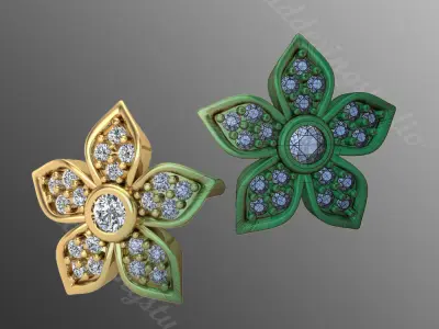 Earrings od96 3D print model