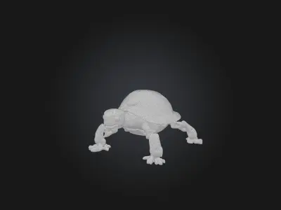 RoboTurtle Model Low-poly 3D model