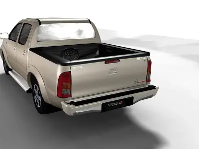 3d model Toyota Hylux VIGO Dcab full option  3D model
