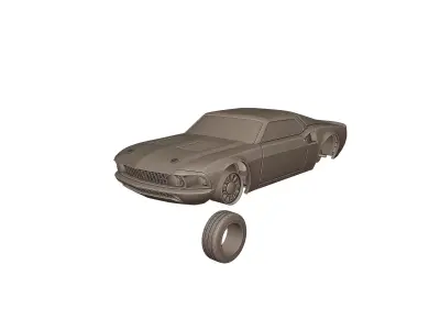 Mach forty 1969 3d print model 3D print model