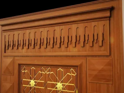 Entry door 3D model