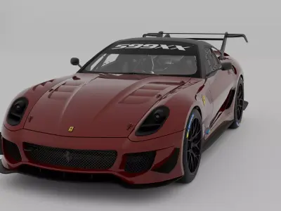 Ferrari 599XX Evo 3D model