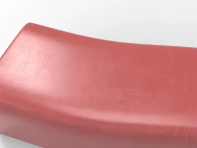 Safi Bench Low-poly 3D model