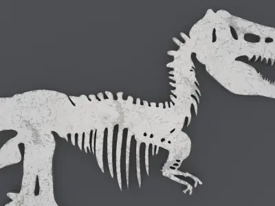 Dinosaur Skeleton - Printable 3D print model