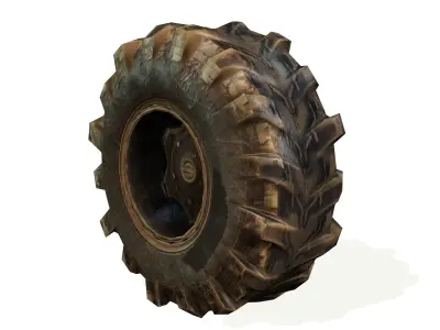 Tractor tyre 3D model