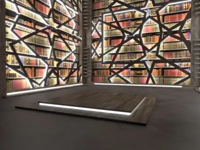Books Virtual Studio 3D model