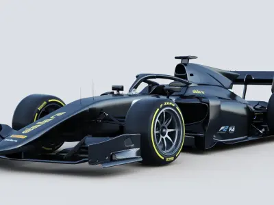 Dallara F2 2021 3D model