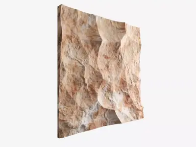 505-RockPanel sandstone rock wall art 3D model
