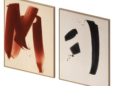 Wall Art Painting 012 3D model